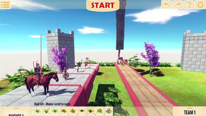 10x Human VS Giant Spike Trap - Who Can Survive   ARBS TV - Animal Revolt Battle Simulator