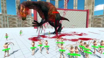 50x Archers Vs Every Giant Unit ARBS   Animal Revolt Battle Simulator