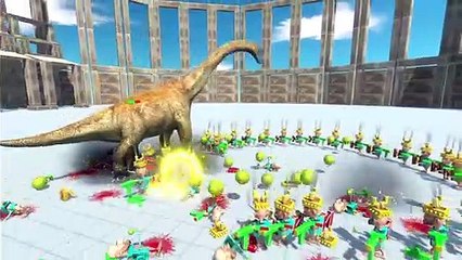 50x Crypto Bro NFT VS Giant Brachiosaurus - ARBS TV - Animal Revolt Battle Simulator