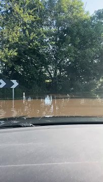 Roads flooded in Lancashire