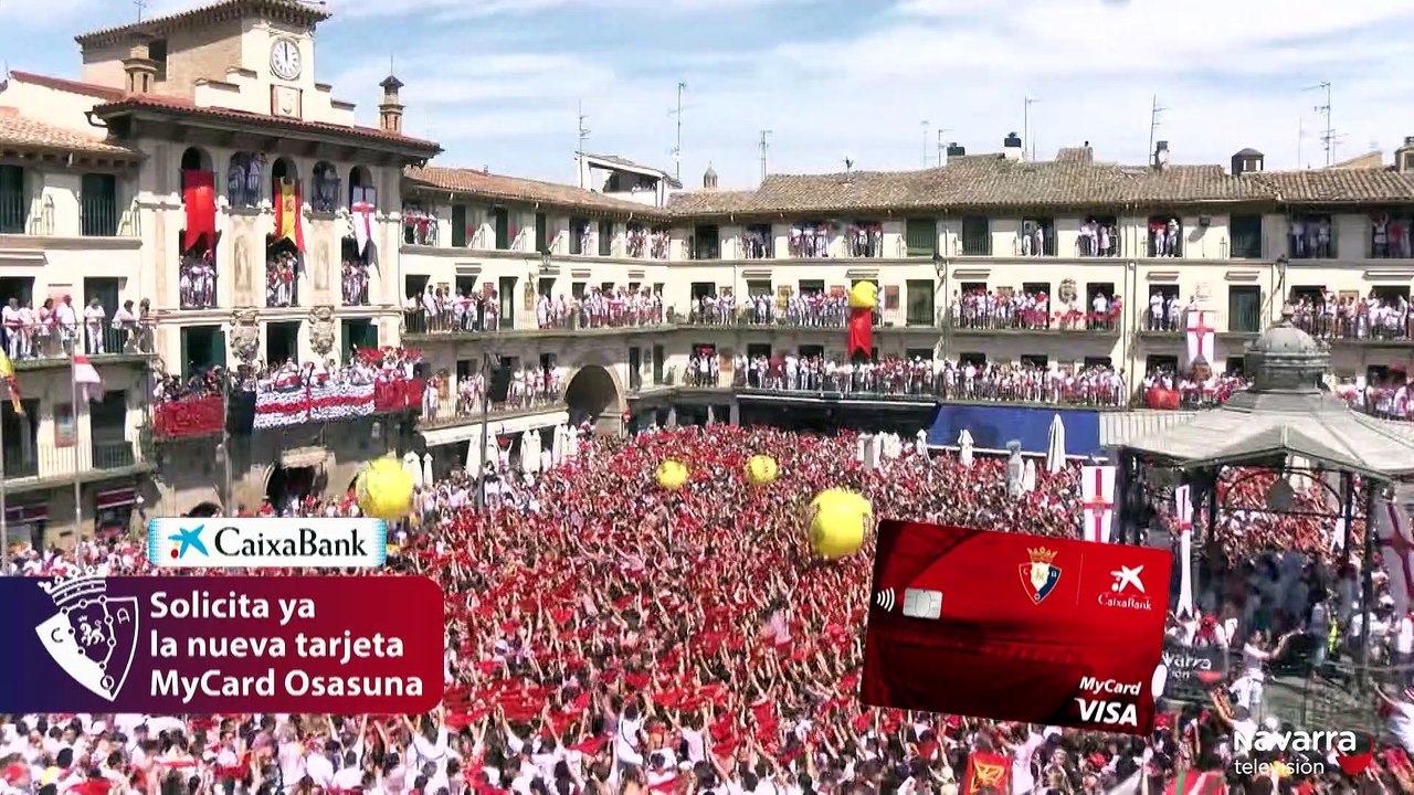 Cohete Fiestas de Tudela Santa Ana 24/07/2023