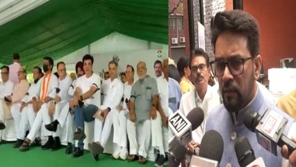 दिल्ली में कांग्रेस का मौन प्रदर्शन, BJP बोली- ऐसे संवेदनशील मुद्दों का राजनीतिकरण ना हो