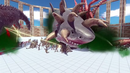 EPIC GIANT AQUATICS vs Commando Bo - Animal Revolt Battle Simulator