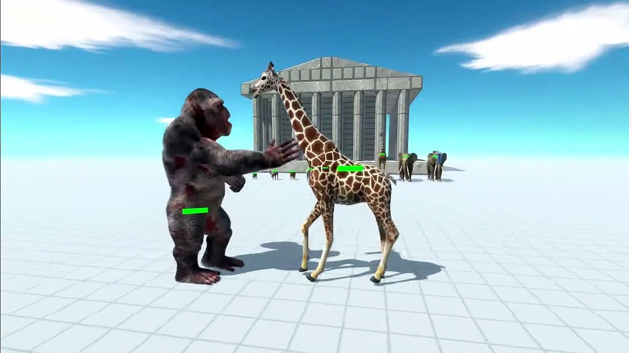 Goro The Giant vs Animal Every Units - Animal Revolt Battle Simulator