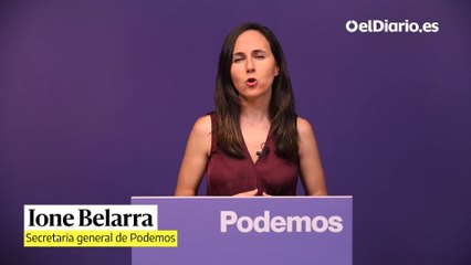 Belarra lamenta el retroceso de Sumar respecto a Unidas Podemos: "Renunciar al feminismo e invisibilizar a Podemos no ha funcionado"