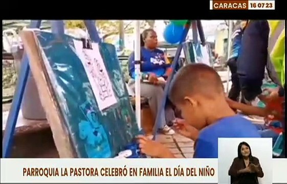 Niños celebran su día con numerosas actividades en la Parroquia La Pastora en Caracas
