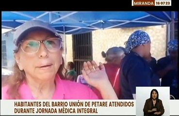 Familias de Petare fueron atendidos con Jornada Médica Integral