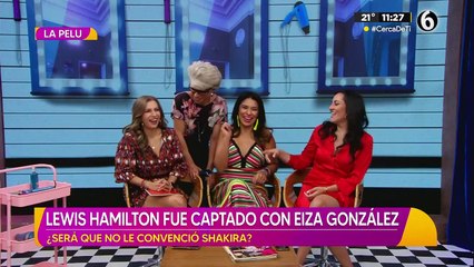 Eiza González es captada con Lewis Hamilton