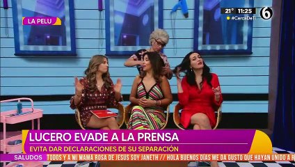 Lucero evade a la prensa tras anunciar su separación