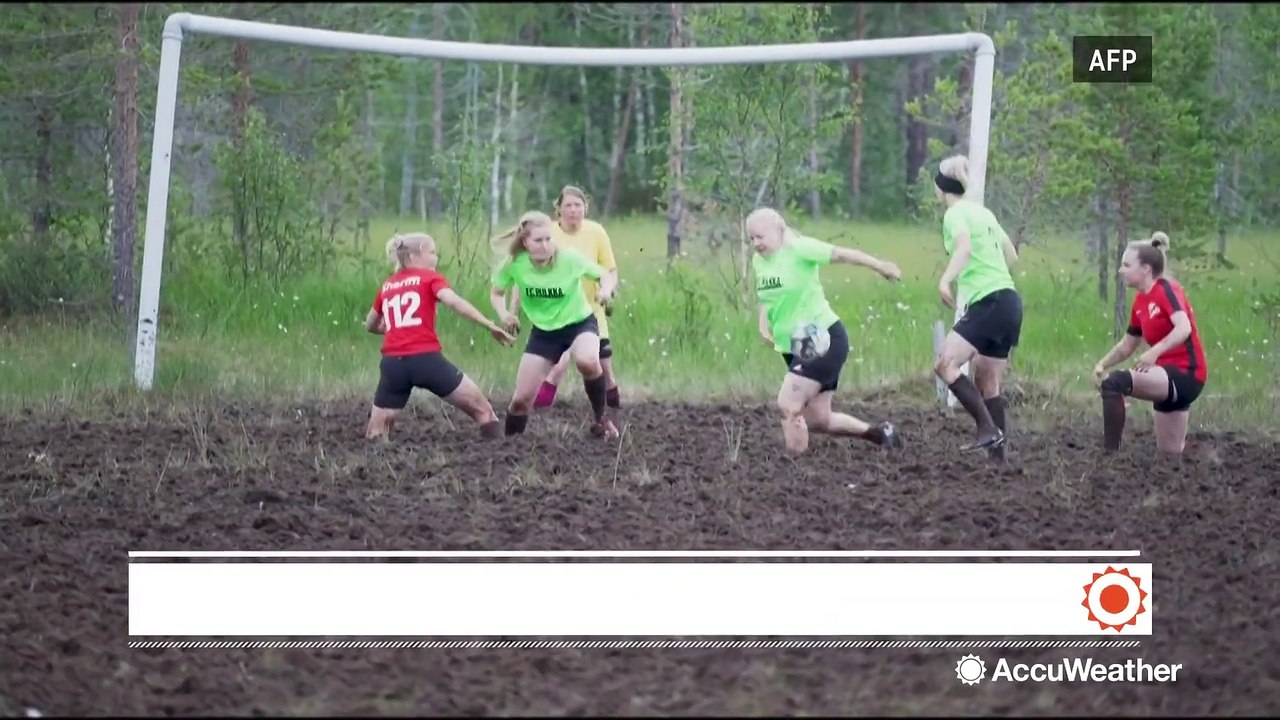 No Messi, just messy at swamp soccer world cup