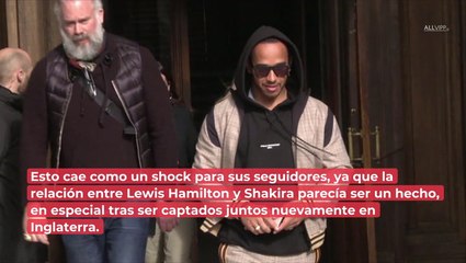 Captan a Lewis Hamilton con latina que NO es Shakira