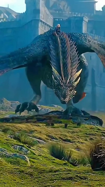 Jon Snow was scared when he saw the dragon #gameofthrones #got #dragon #jonsnow #theking#shorts
