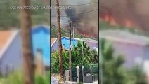 Incendios cerca de Atenas obligan a evacuar zonas costeras