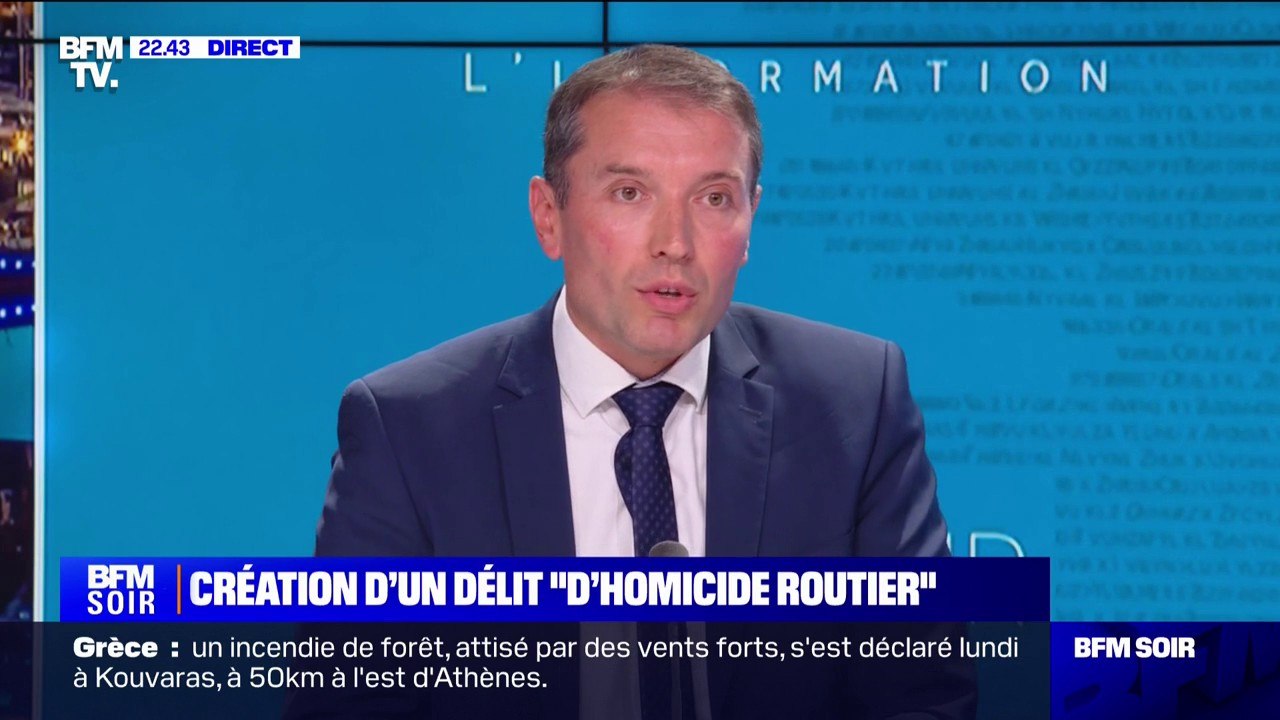 Création de la qualification d'homicide routier: "Le fait que ce soit involontaire n'était pas entendable", pour Robert Montury (association Marilou)