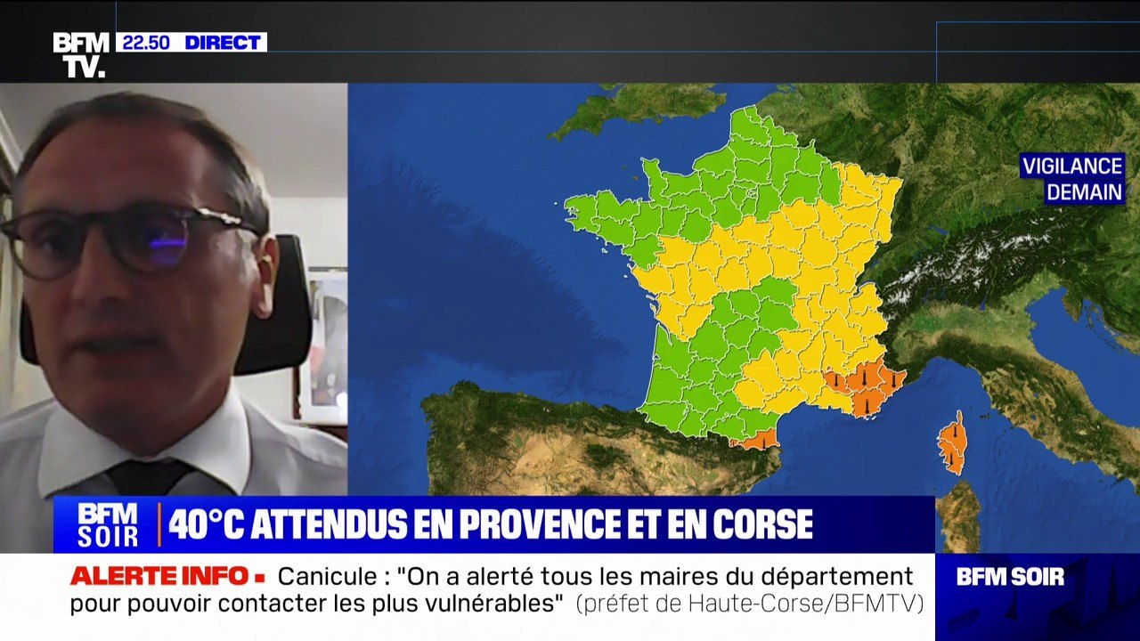 Michel Prosic (préfet de Haute-Corse): "Nous sommes prêts à faire face s'il devait y avoir des incendies notables dans le département"