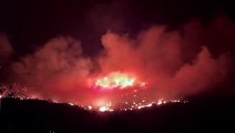 Yunanistan'daki yangın hala kontrol altına alınamadı! Alevler Atina'ya yaklaşıyor