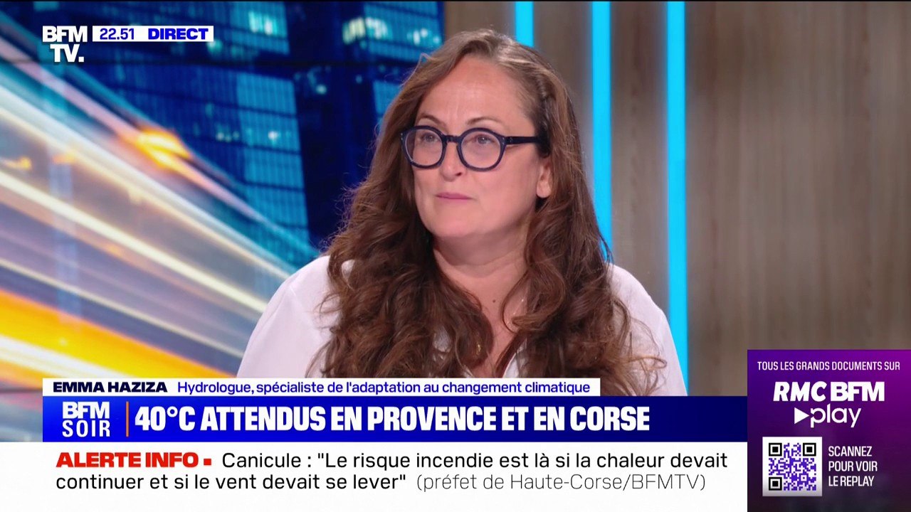 Canicule: "On voit très bien une tendance depuis 2017 avec une accélération de ces phénomènes", pour Emma Haziza (hydrologue)