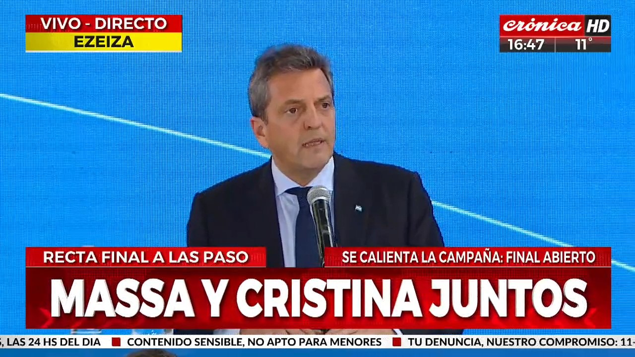 Massa: "Estamos batiendo record de turismo receptivo"