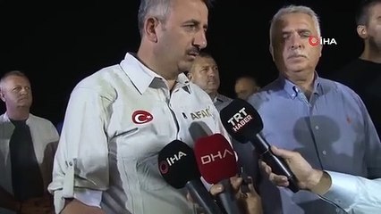 Président de l'AFAD Sezer： ＂(Feu de forêt à Tekirdağ) Le feu perd de son énergie＂