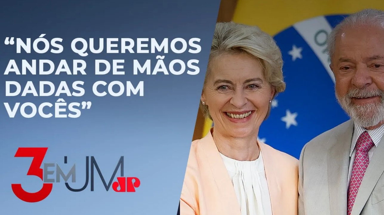Em encontro com Lula, presidente da União Europeia diz que vai investir muito na América Latina