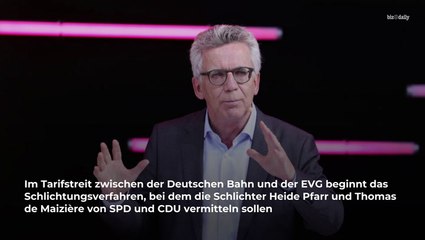 Bahn und EVG: Schlichter müssen helfen