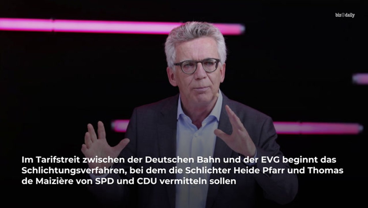 Bahn und evg: schlichter müssen helfen