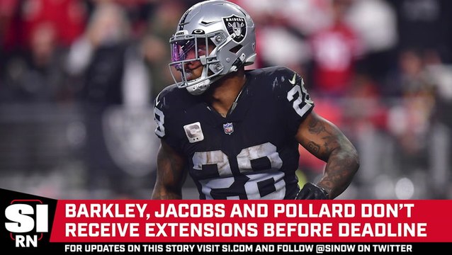 Saquon Barkley, Josh Jacobs and Tony Pollard Don't Receive Extensions