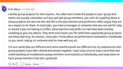 Did Anyone else hate group projects (r/Introvert)