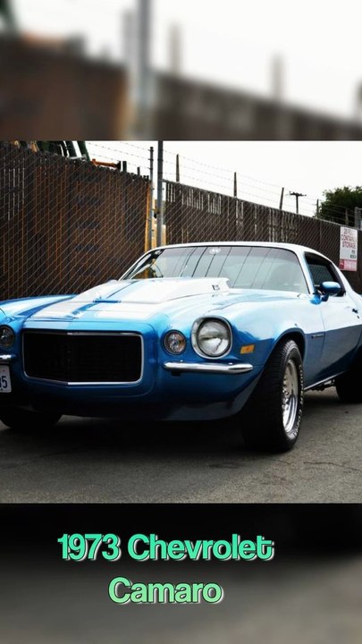 1973 Chevrolet Camaro . Classic muscle cars show. سيارات كلاسيكيه