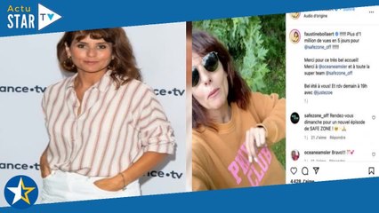 « Un petit problème… » : lunettes de soleil sur le nez, Faustine Bollaert inquiète lors de sa derniè