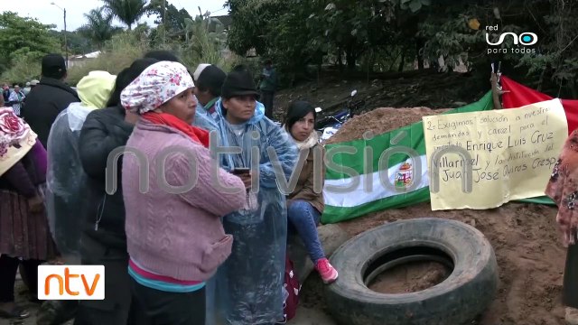 Bloqueo en Limoncito, pobladores determinan cuarto intermedio de una hora
