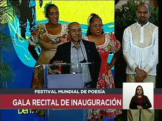 Realizan Gala Recital de inauguración del 17° Festival Mundial de Poesía