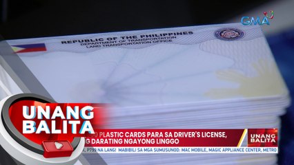 Paunang 5,000 plastic cards para sa driver's license, inaasahang darating ngayong Linggo | UB
