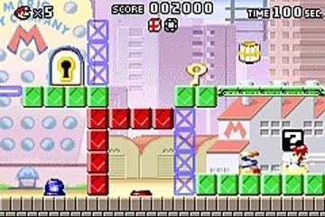 Mario vs. Donkey Kong online multiplayer - gba
