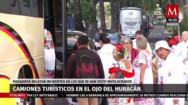 Pasajeros aseguran no sentirse seguros al utilizar camiones turísticos