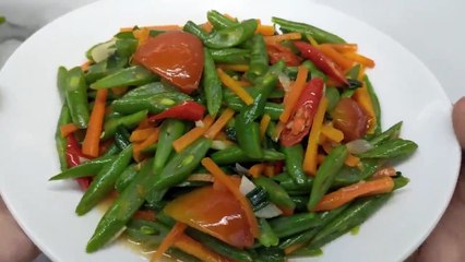 RESEP ATI AMPELA GURIH, SAMBEL BAJAK, TUMIS BUNCIS WORTEL