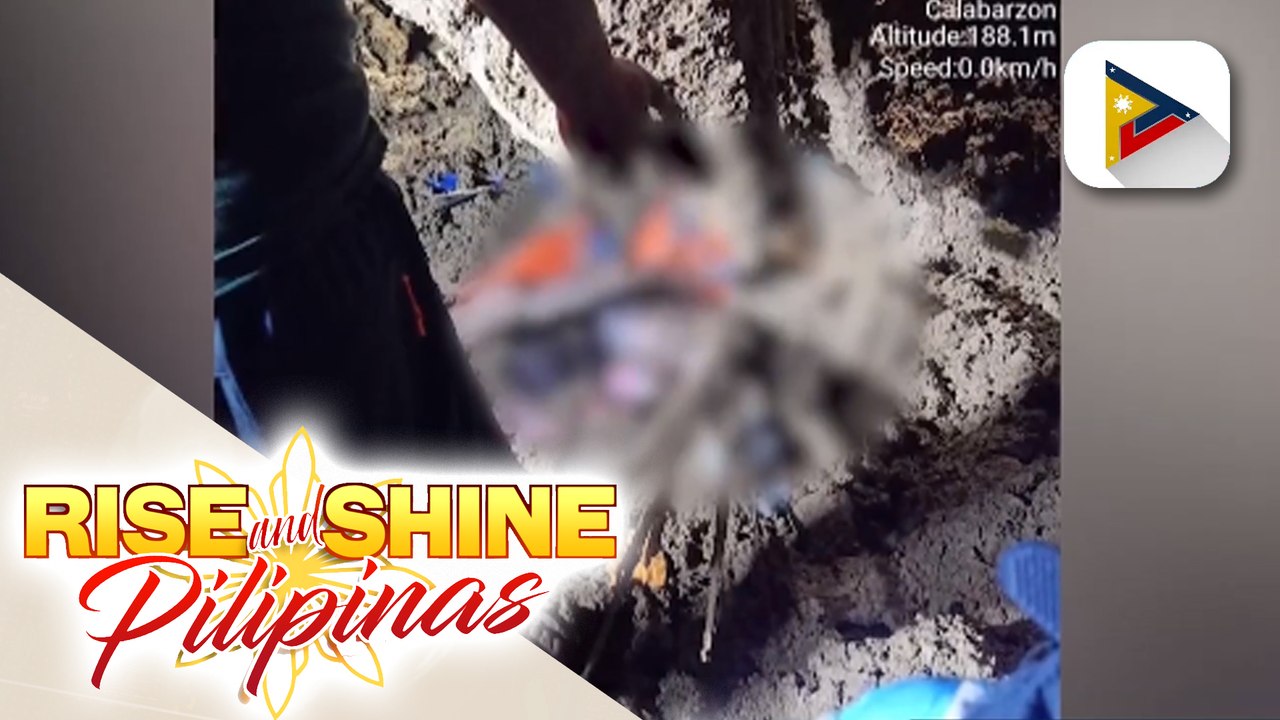 Isa patay sa landslide sa Brgy. Sta. Cruz sa Antipolo City