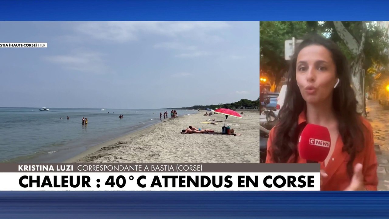 Chaleur : 40°C annoncés en Corse ce mardi
