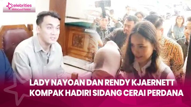 Lady Nayoan dan Rendy Kjaernett Kompak Hadiri Sidang Cerai Perdana, Dikawal Pengacara