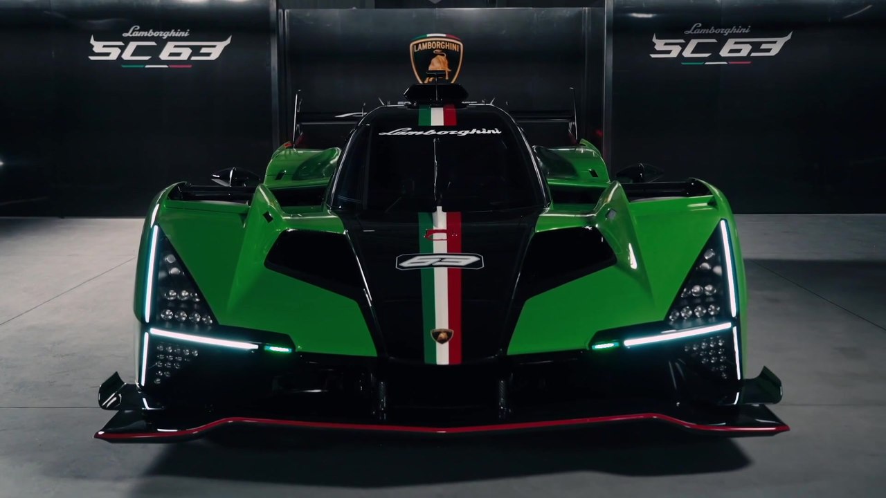Lamborghini enthüllt den SC63 - ein Hybrid-Rennprototyp, der an der Spitze des Langstreckensports kämpfen wird