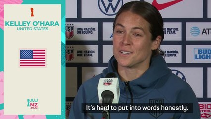 Watch: USWNT O'Hara gets emotional talking about Rapinoe