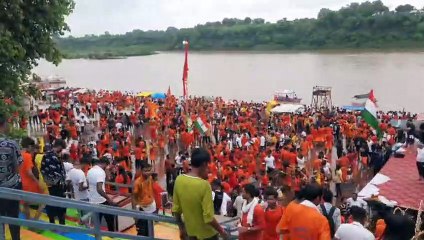 कांवड़ यात्रा 2023 वीडियो: दुनिया की सबसे अनोखी कांवड़ यात्रा, 50 हजार भक्त हुए शामिल