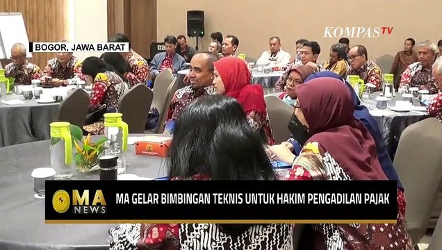 Mahkamah Agung Gelar Bimbingan Teknis untuk 70 Hakim Pengadilan Pajak! - MA NEWS