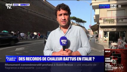 42°C à Rome et 48°C en Sardaigne... Est-ce que l'Italie va battre des records de chaleur?
