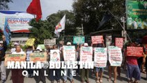 Farmers' groups holds a protest to prioritize the Rice Industry Development Act