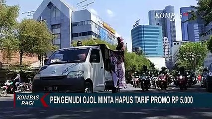 Pengemudi Ojek Online di Surabaya Berunjuk Rasa Minta Hapus Tarif Promo Rp5 Ribu!