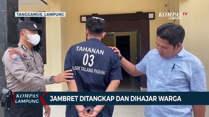 Detik-Detik Jambret Dikejar dan Dihajar Warga yang Geram!