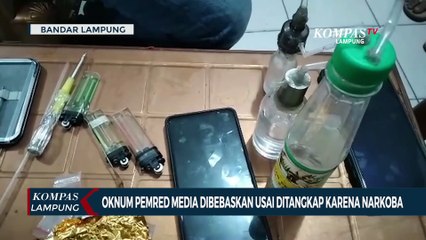 Oknum Pemimpin Redaksi Media Dibebaskan usai Ditangkap karena Narkoba