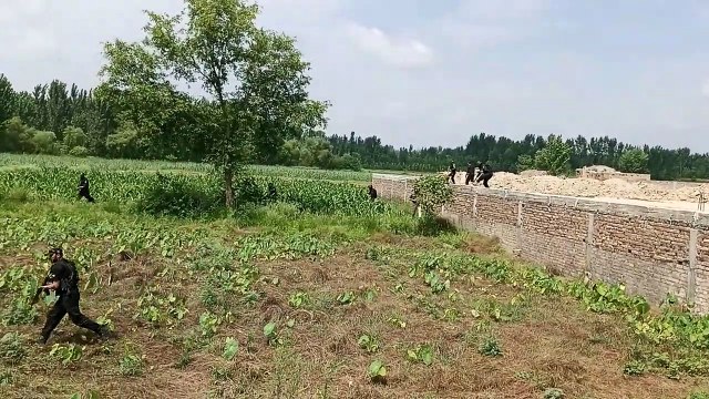 Mock Excersise چارسدہ _ ڈسٹرکٹ پولیس آفیسر محمد عارف کی سربراہی میں موک ایکسر سائیز۔