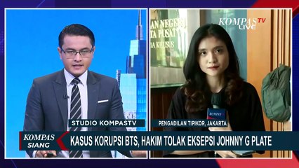 Hakim Tolak Nota Pembelaan Johnny G Plate, Maka Sidang Lanjut ke Tahap Pembuktian